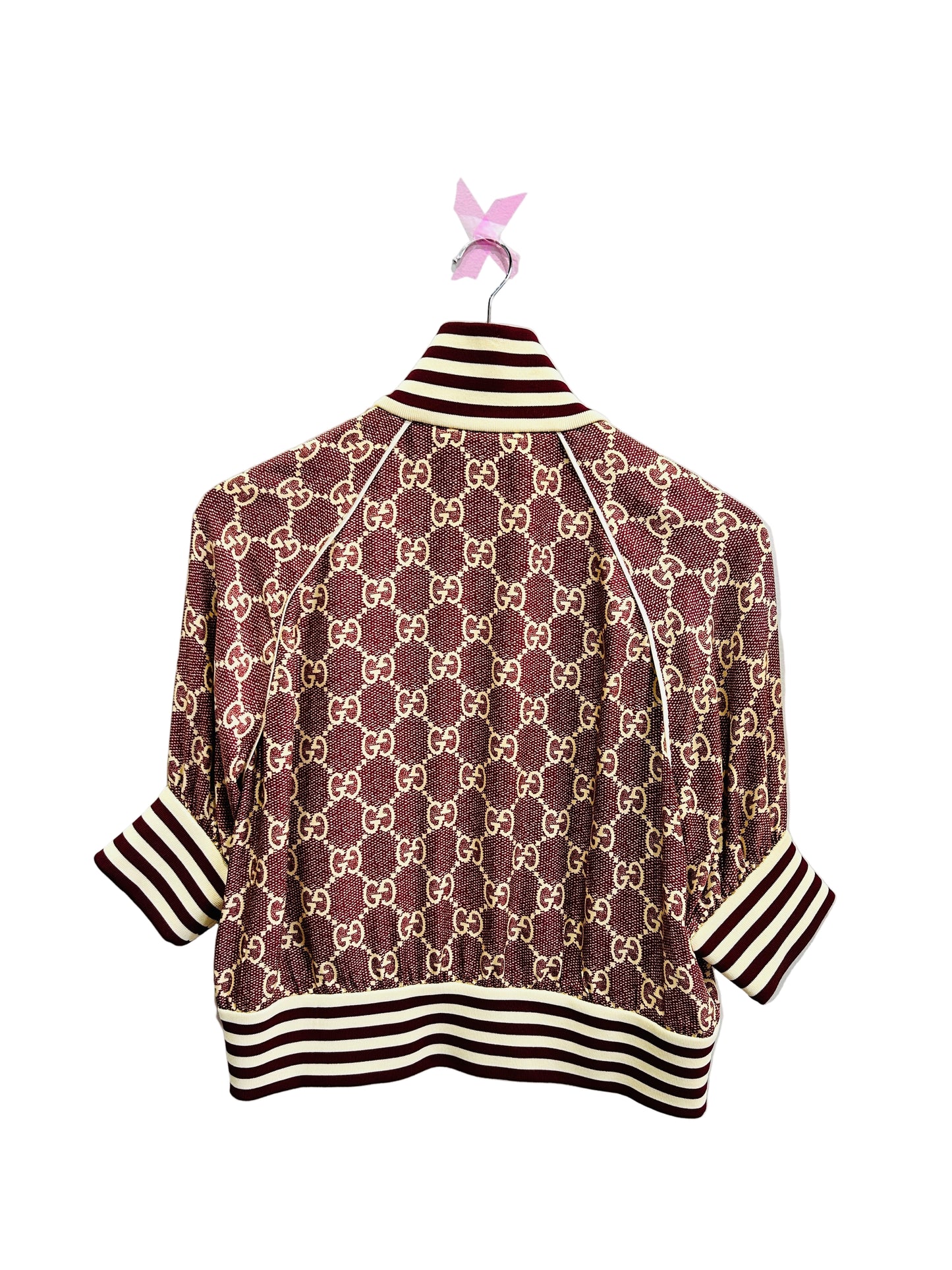 Gucci Monogrammed Silk Jacket Size Small