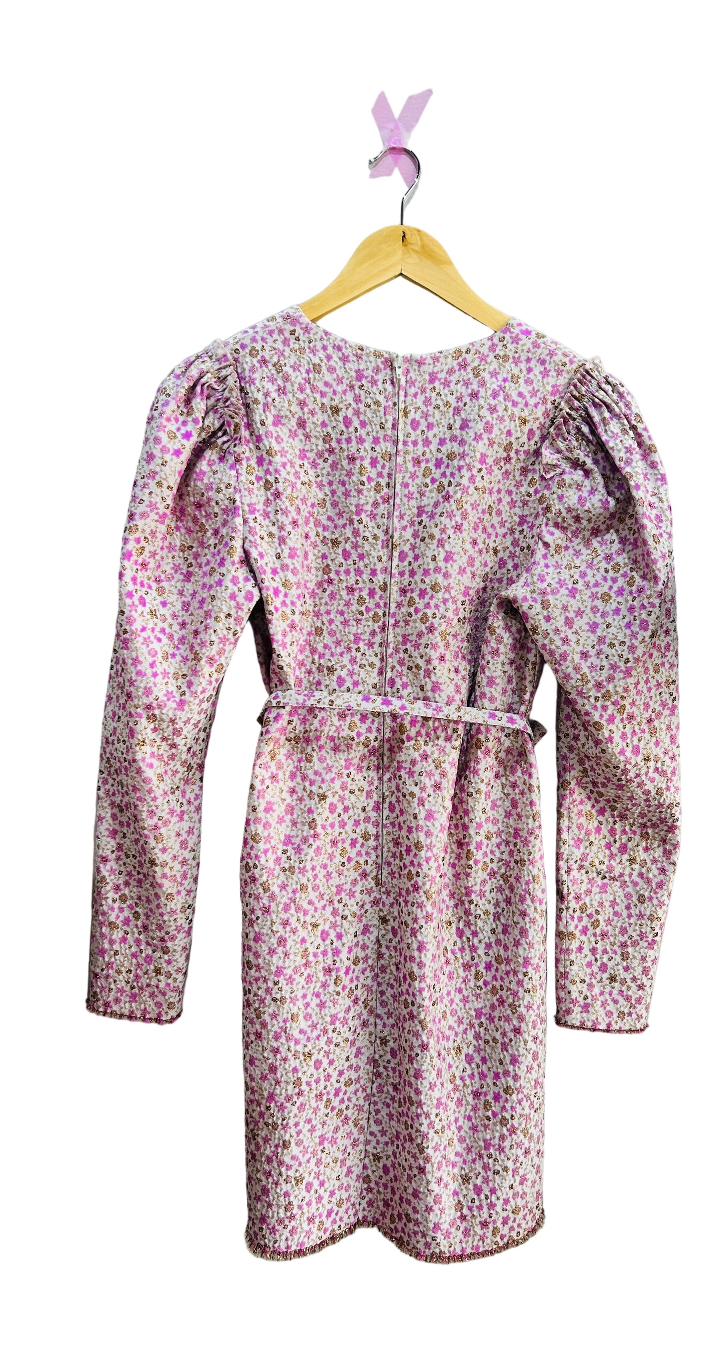 Scanlan & Theordore Pink Lurex Dress Size 8