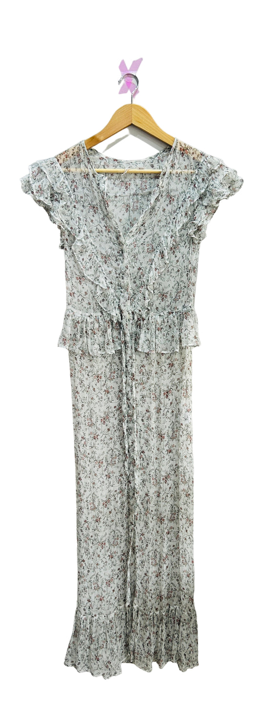 Sir Floral Silk Dress Size 1