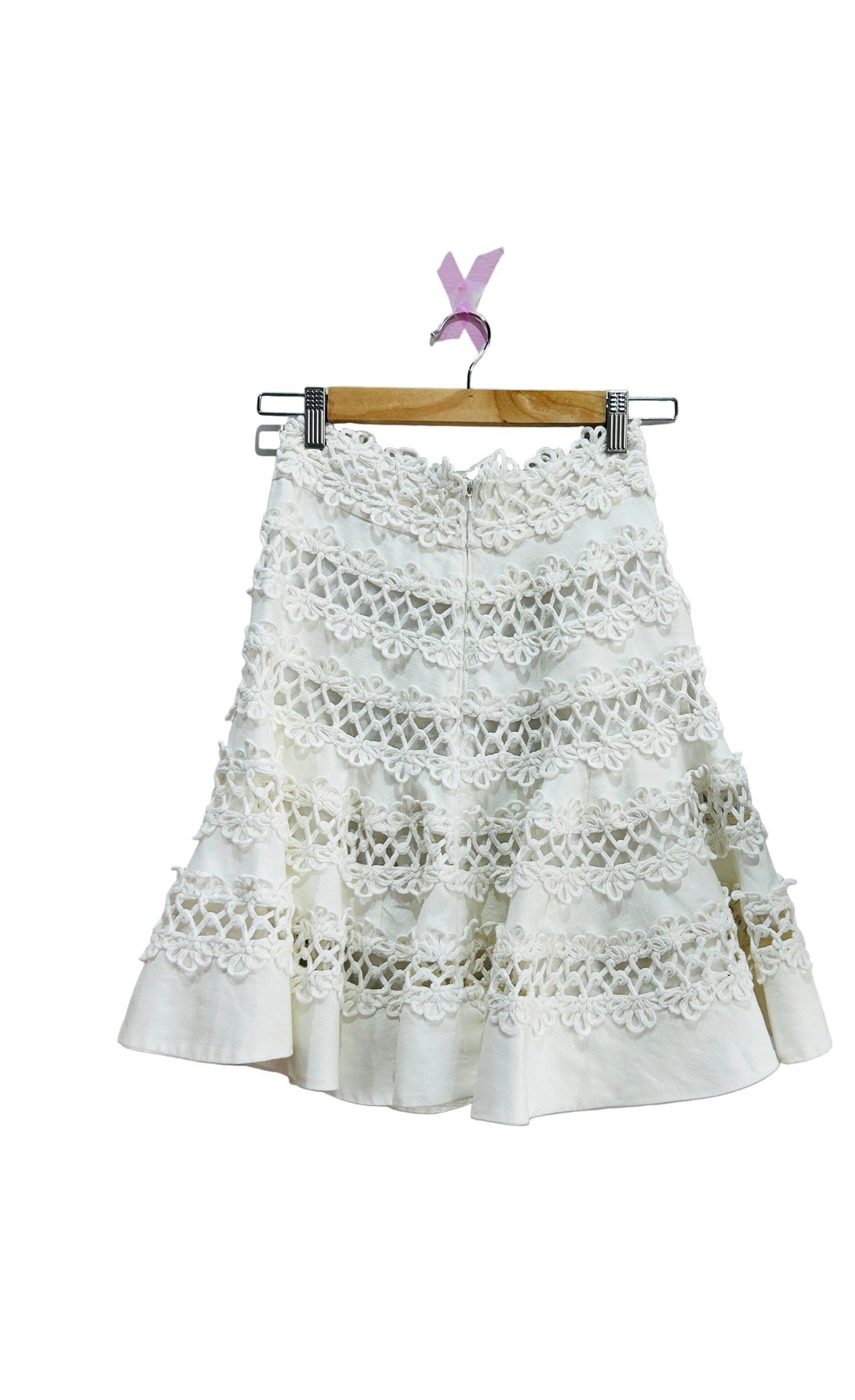 Zimmermann White Linen Skirt Size XS