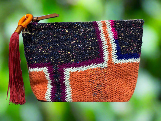 Tama Jackson Bilum Clutch with Tassel