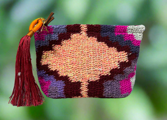 Tama Jackson Bilum Clutch with Tassel