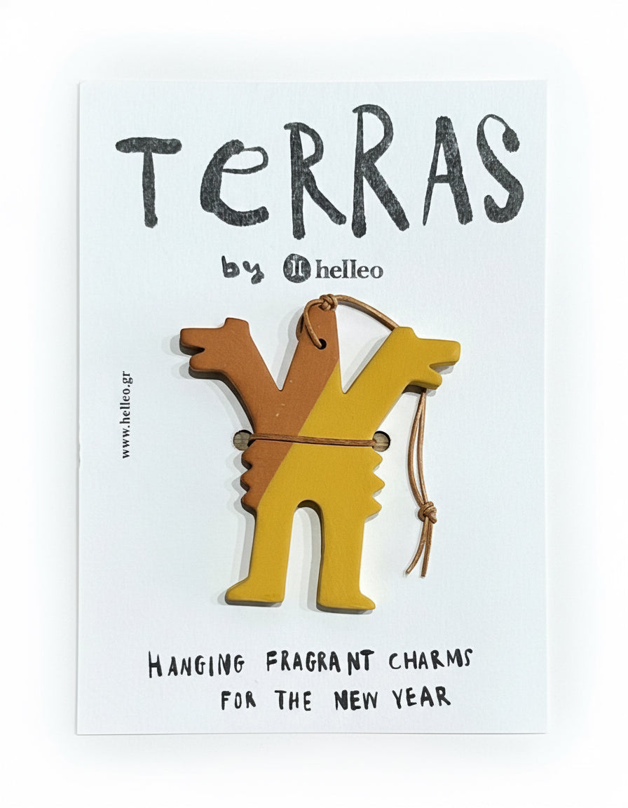 Helleo Soap Terras  Hanging Fragrant Charm Mustard