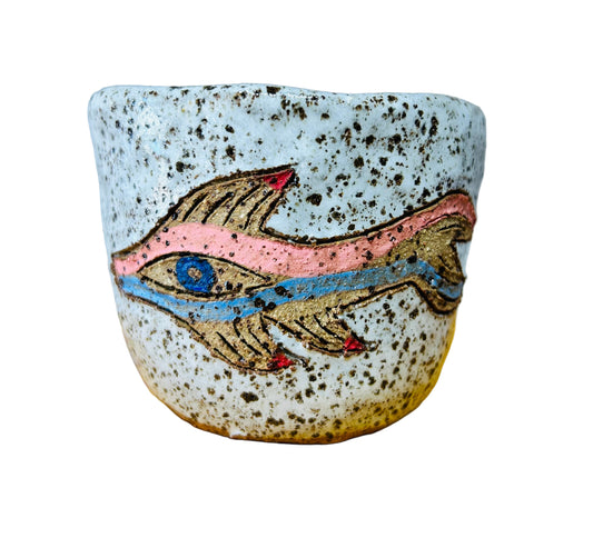 Madi Luschwitz Artist Ceramic Fish Vessel