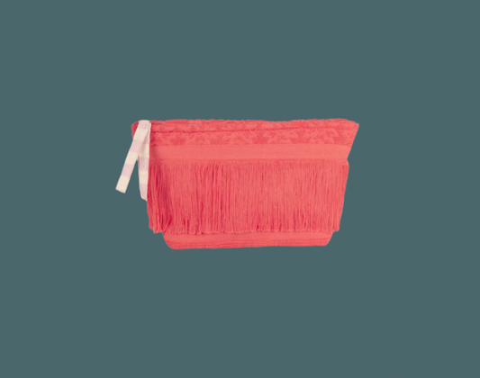Lalla Marrakech Petit Watermelon Fringe Clutch
