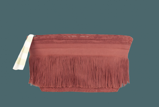 Lalla Marrakech Sahara Sand Fringe Clutch
