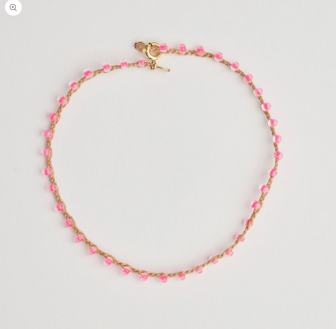 Athena & Co Neon Pink Pipi Anklet