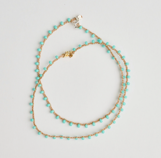 Athena & Co Turquoise Pipi Anklet