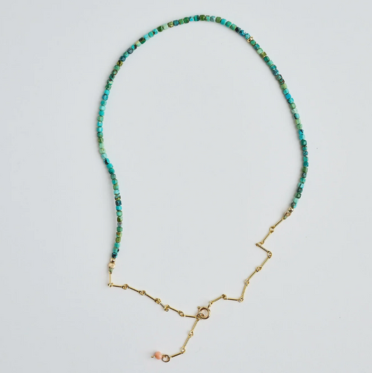 Athena & Co Polly Green Turquoise Necklace
