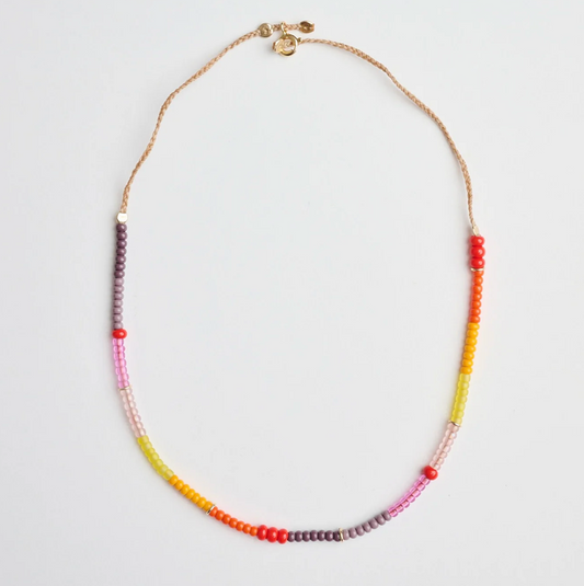 Athena & Co Multi Coral Reef Necklace