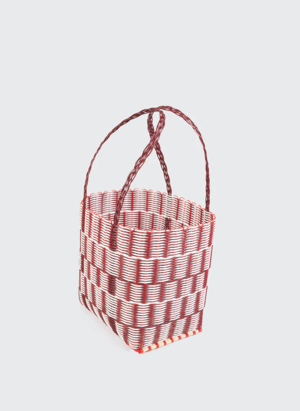 Rayas Medium Panna cotta Woven Basket