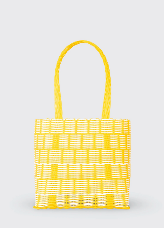 Rayas Medium Limoncello Woven Basket