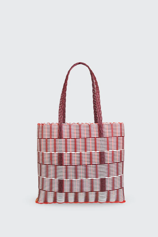 Rayas Large Panna Cotta Woven Basket