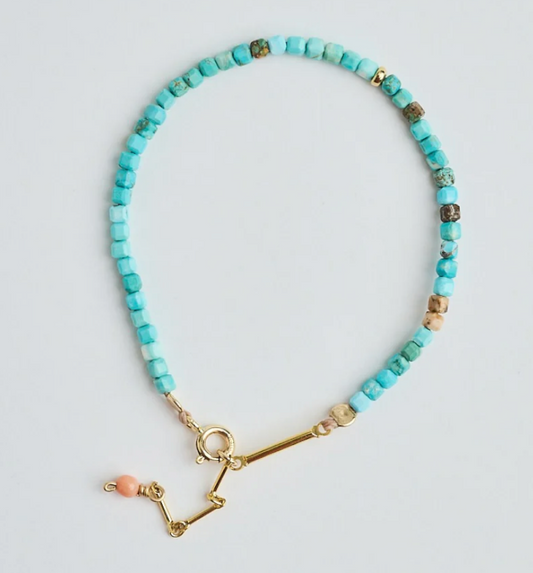Athena & Co Polly Blue Turquoise Bracelet