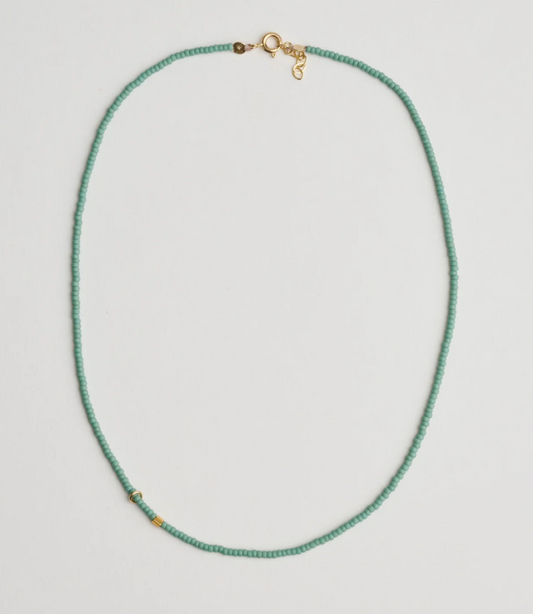Athena & Co Matt Turquoise Line Series Necklace