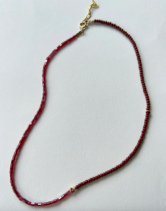 Athena & Co Mahogany Reflects Necklace
