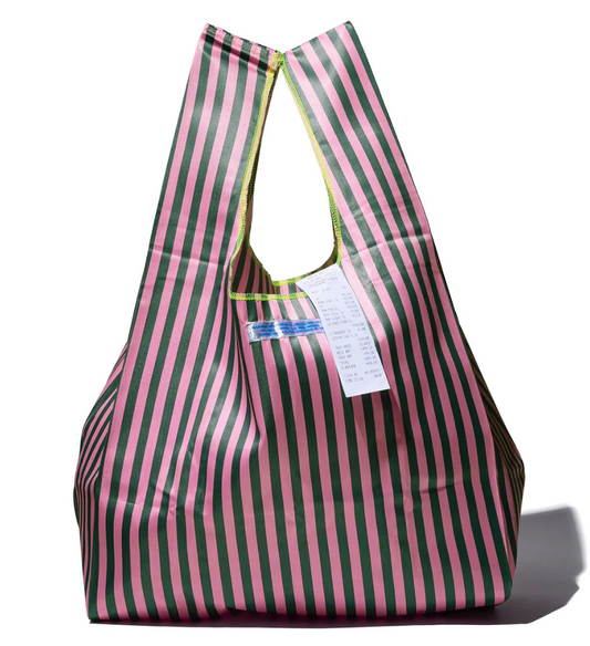 Puebco Dark Green/Pink Shopper