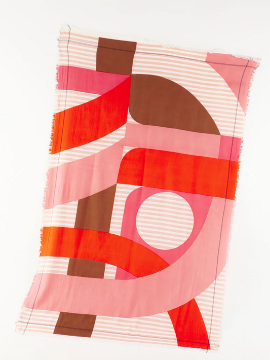 Maposie Vision Orange  XL Beach Towel