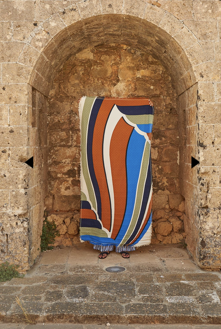 Maposie La Vague Blue Beach Towel (Copy)
