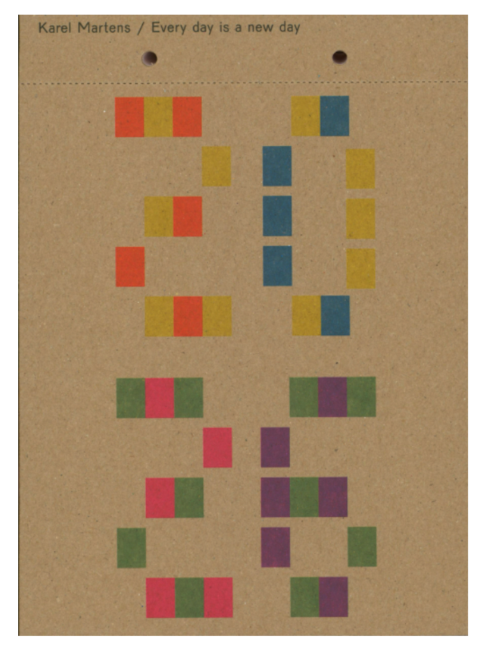 Karel Martens 2026 Calendar