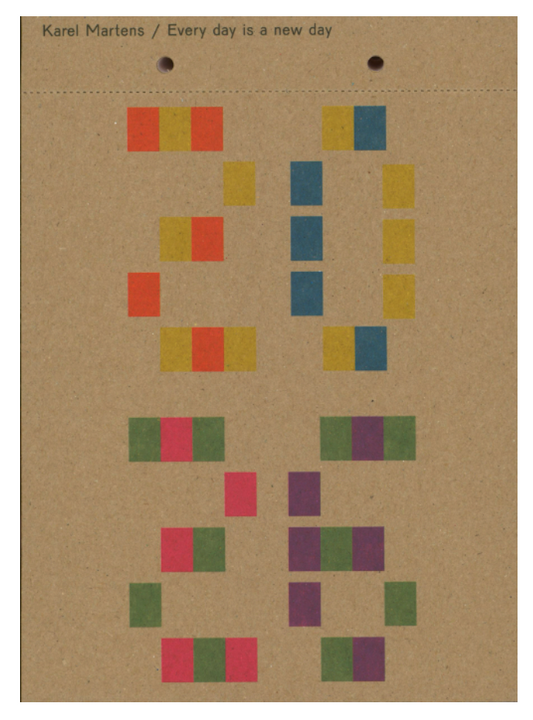 Karel Martens 2026 Calendar