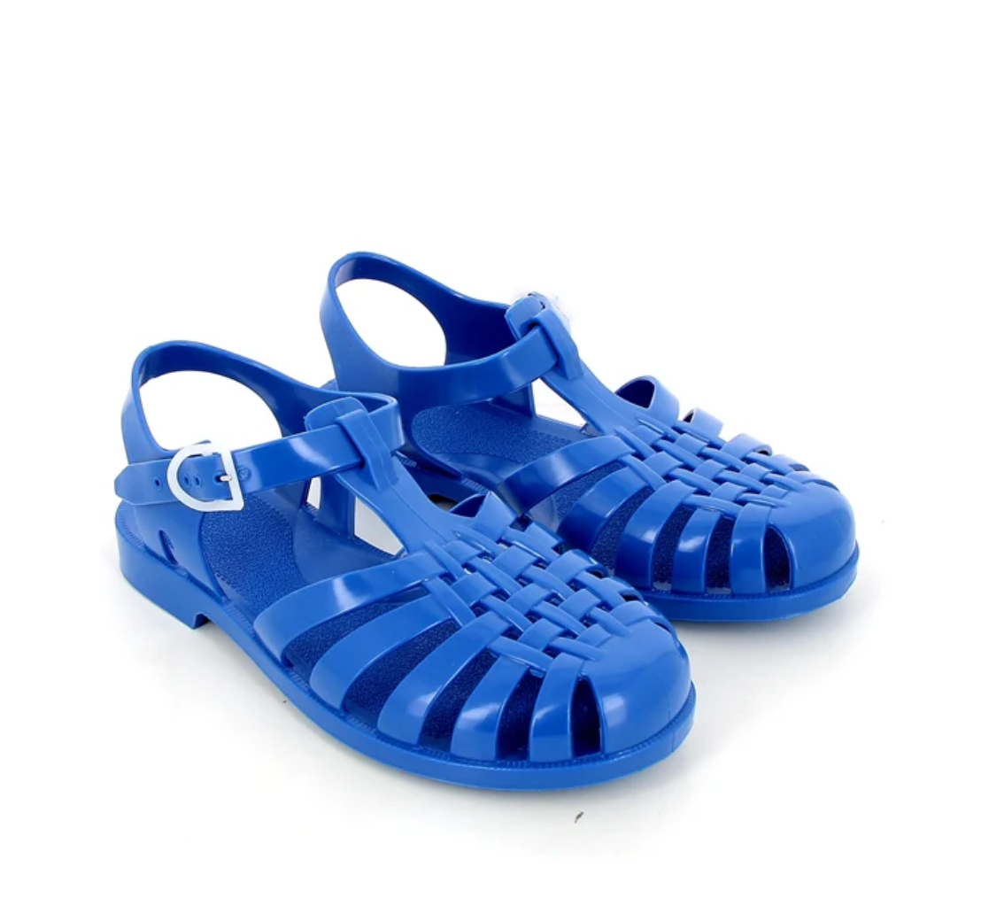 French Sun Sandals Royal Blue