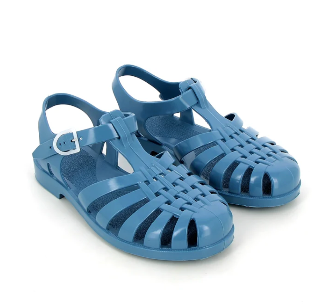 French Sun Sandals Denim