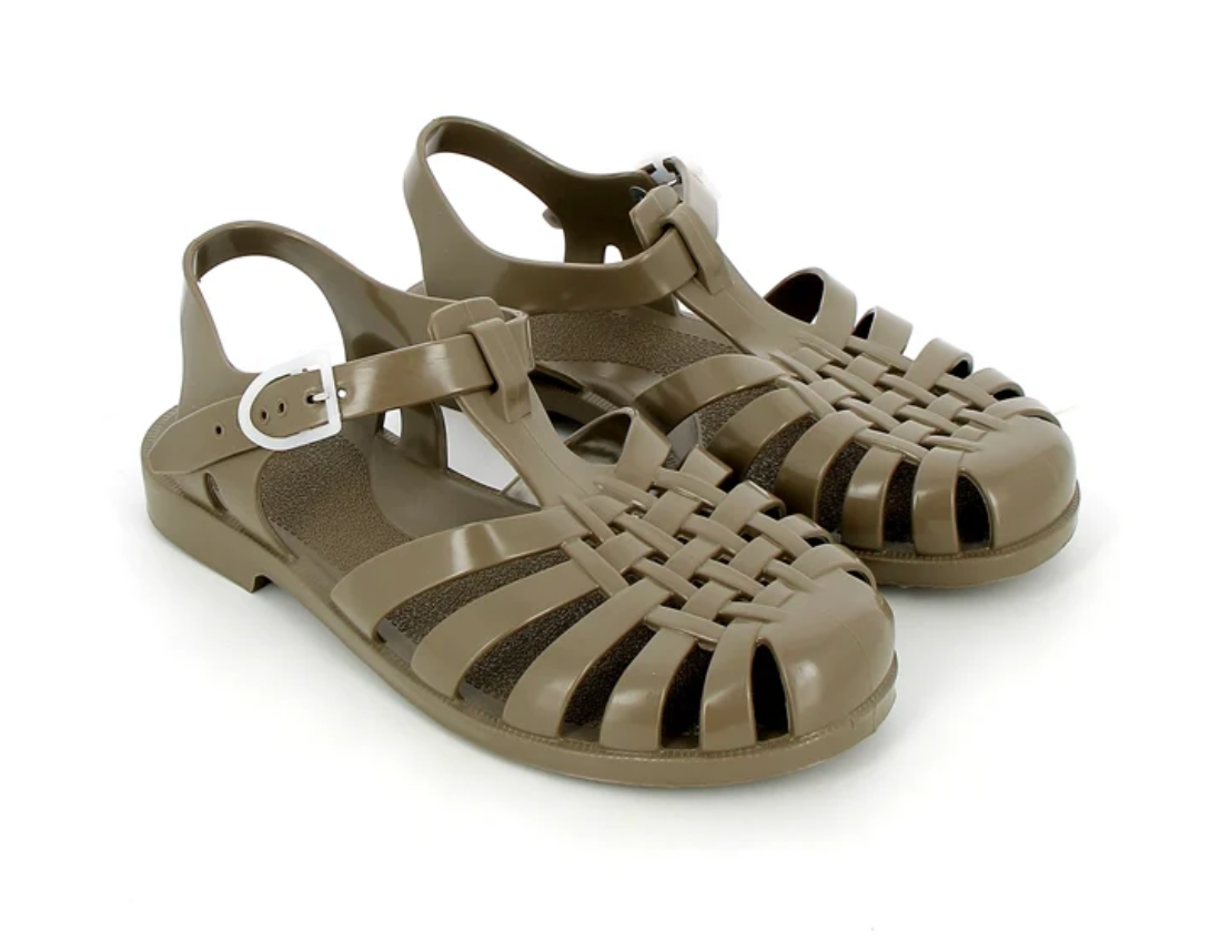 French Sun Sandals Kahki