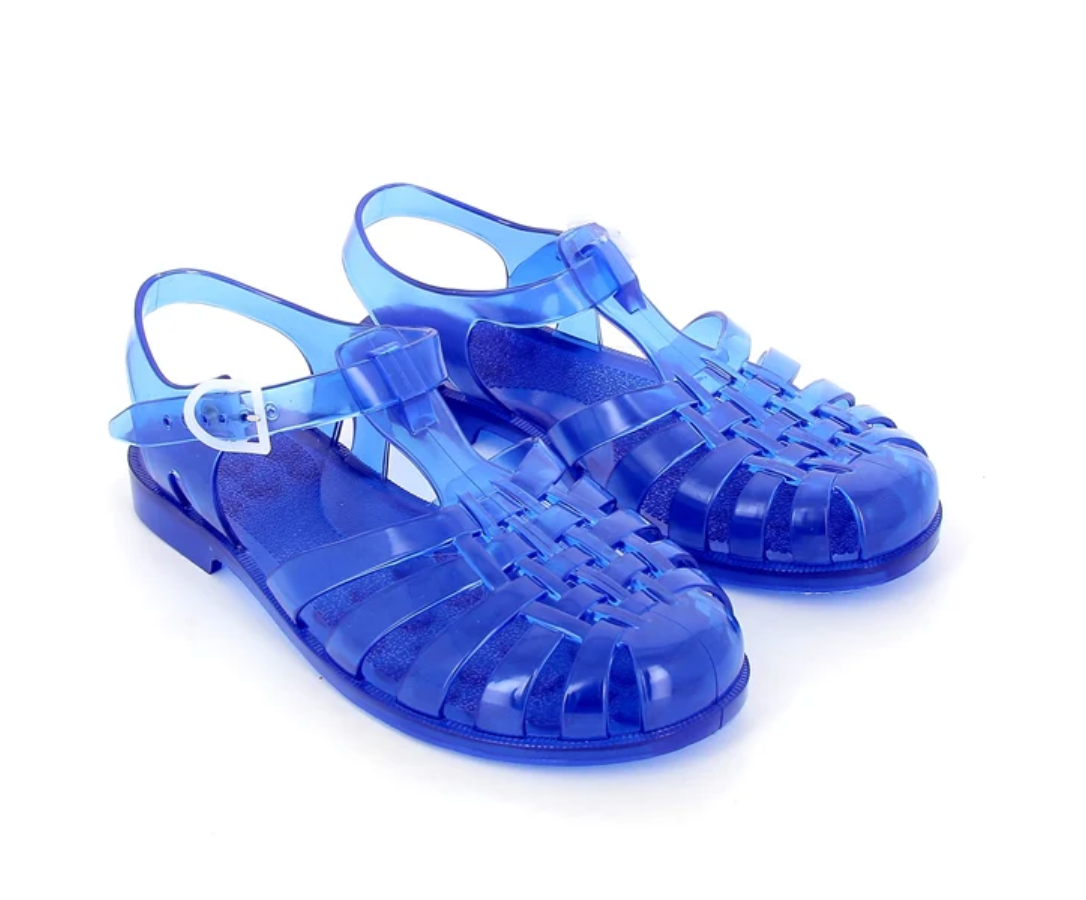 French Sun Sandals Cobalt