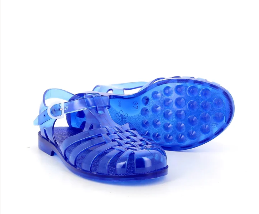 French Sun Sandals Cobalt