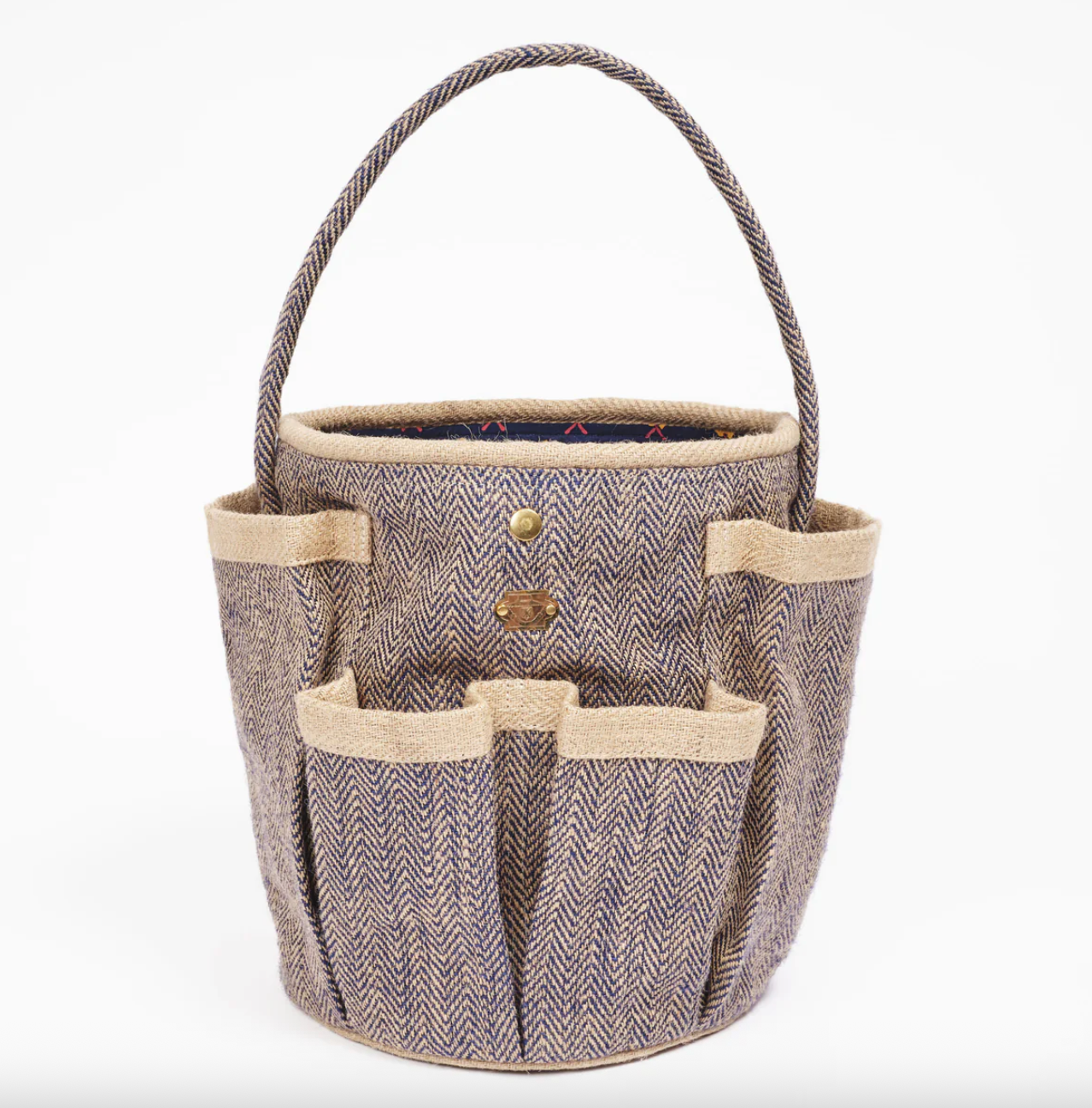 Le Prince Jardinier Large Jute Bucket Bag