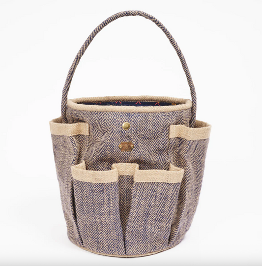Le Prince Jardinier Small Jute Bucket Bag