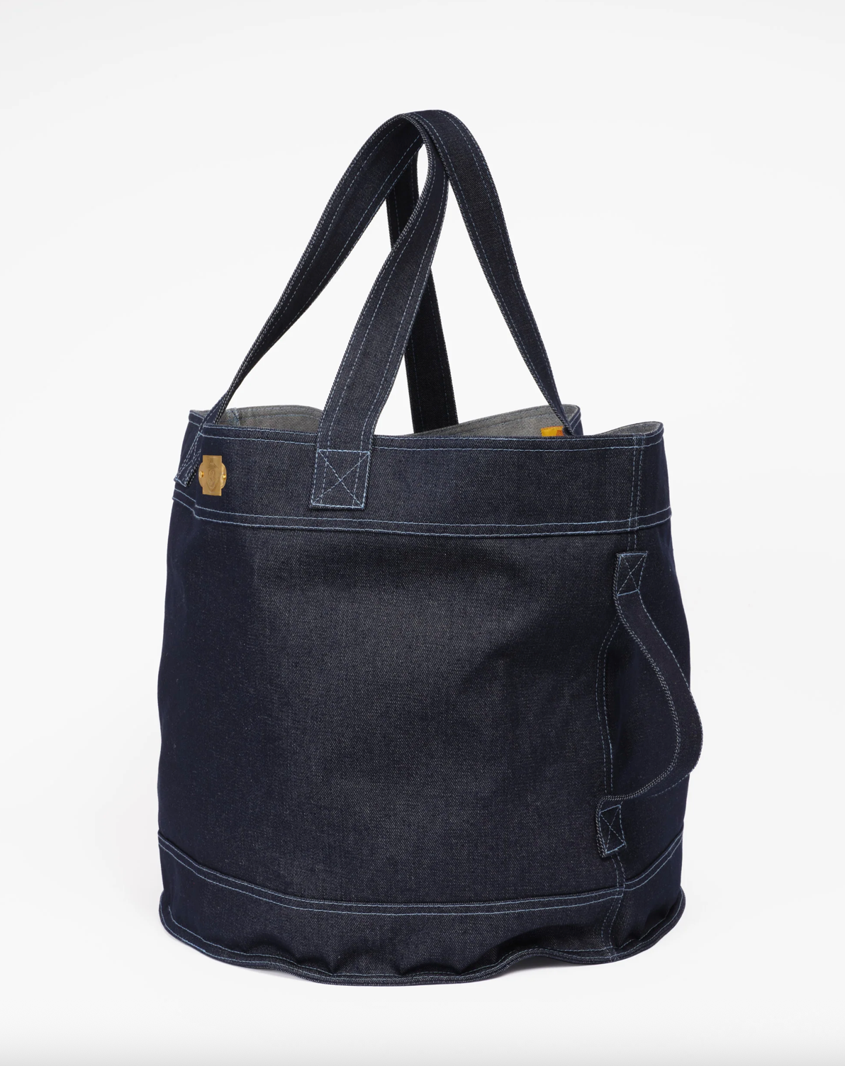 Le Prince Jardinier Denim Leaf Bag