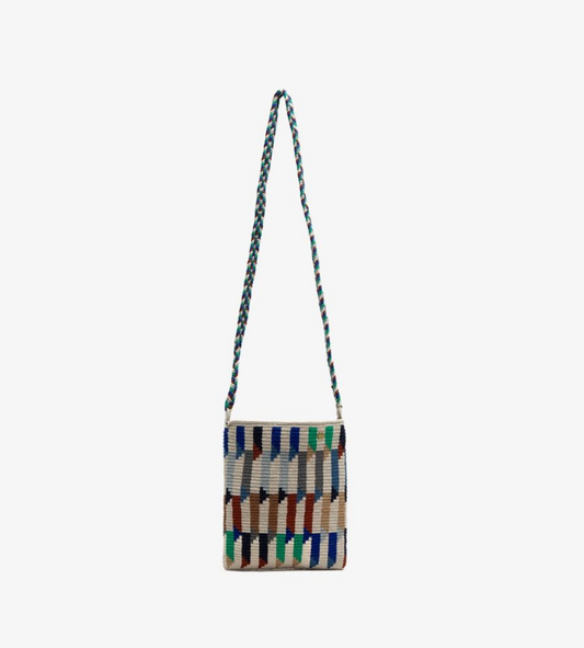 Guanabana Royal Blue/Green Sparrow Opera Bag