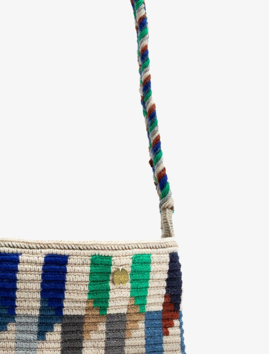 Guanabana Royal Blue/Green Sparrow Opera Bag