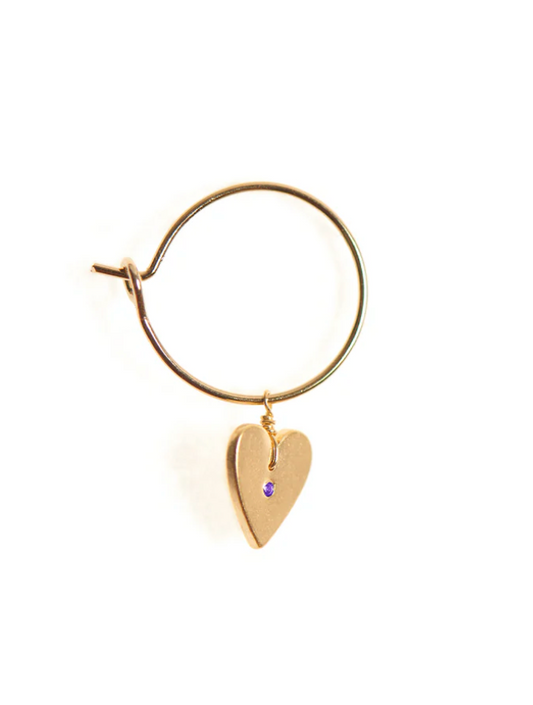 Tassia Canellis Amethyst Chakra Earrings
