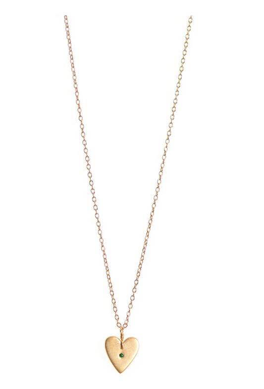 Tassia Canellis Emerald Chakra Necklace