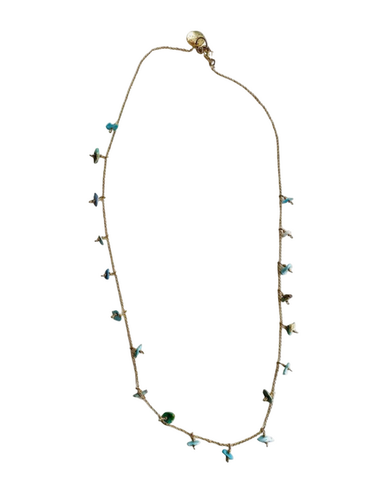 Tassia Canellis Turquoise Amorgas Necklace
