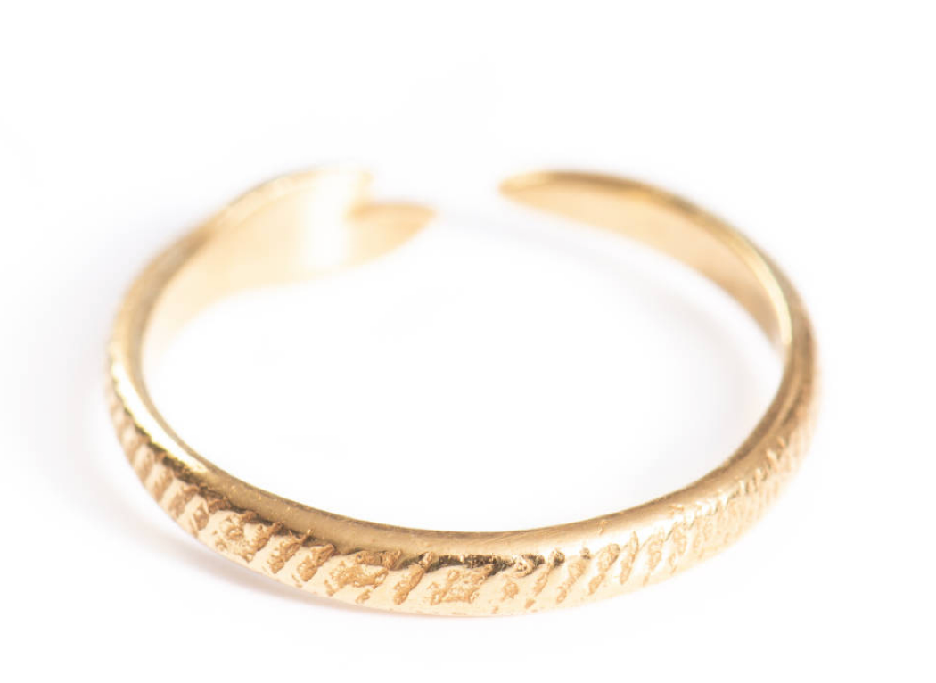 Tassia Canellis Gold Snake Ring One Size