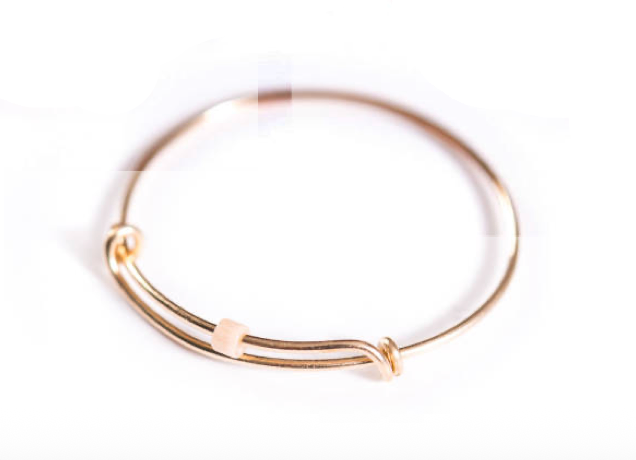 Tassia Canellis Gold/Blush Sliding Knot Ring