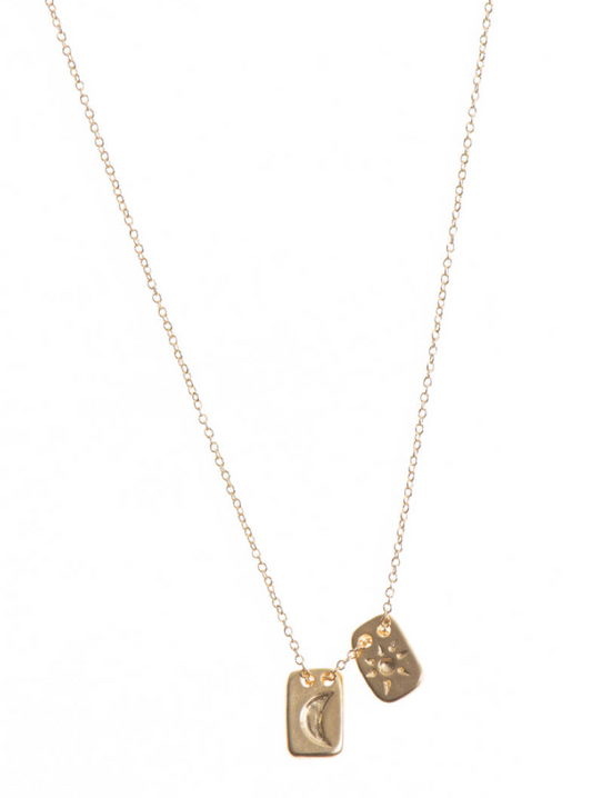 Tassia Canellis Soleil/Lune Gold Necklace