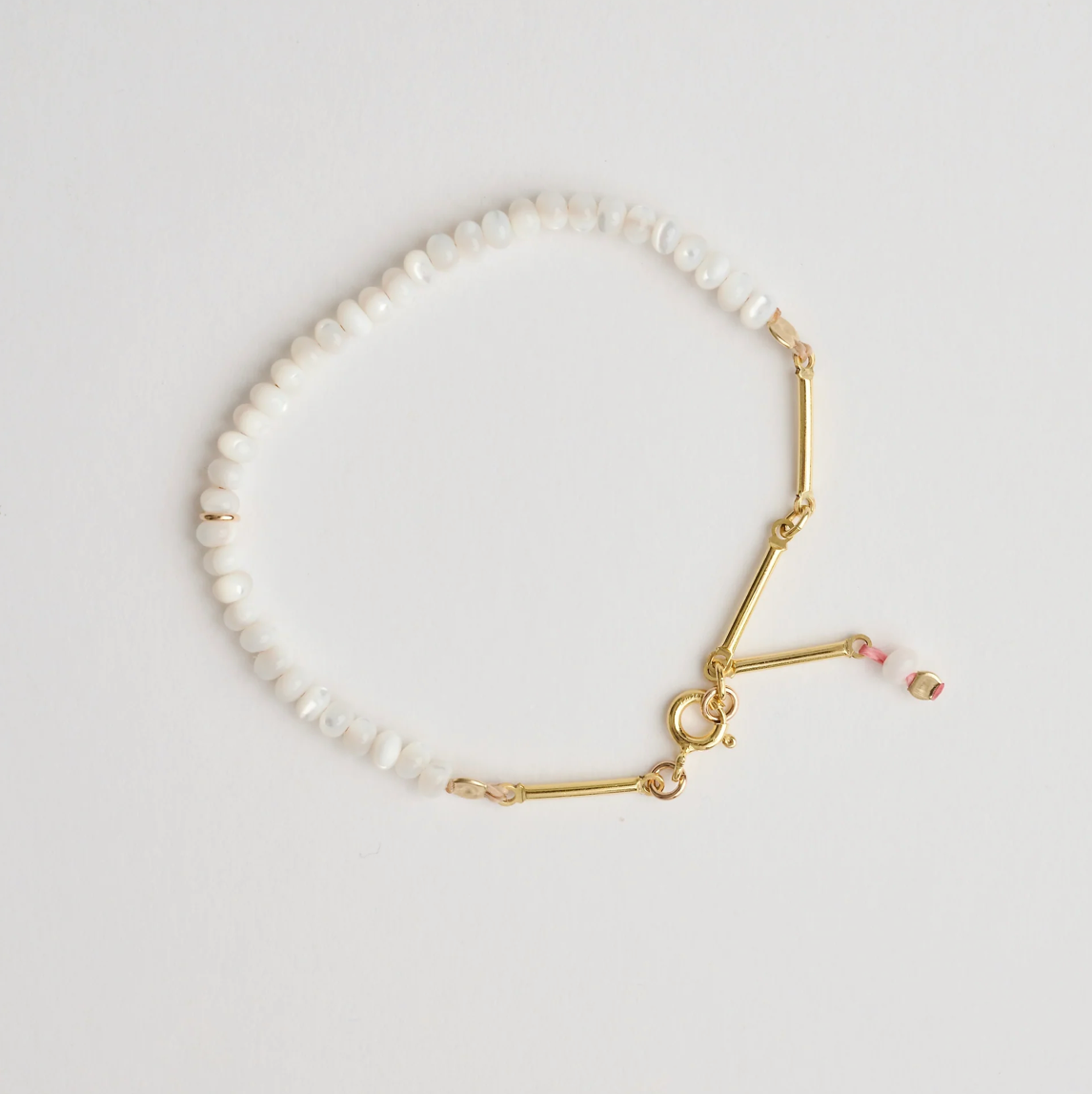 Athena & Co Mother Of Pearl Polly Bracelet