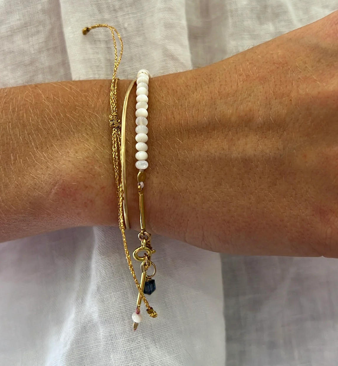 Athena & Co Mother Of Pearl Polly Bracelet