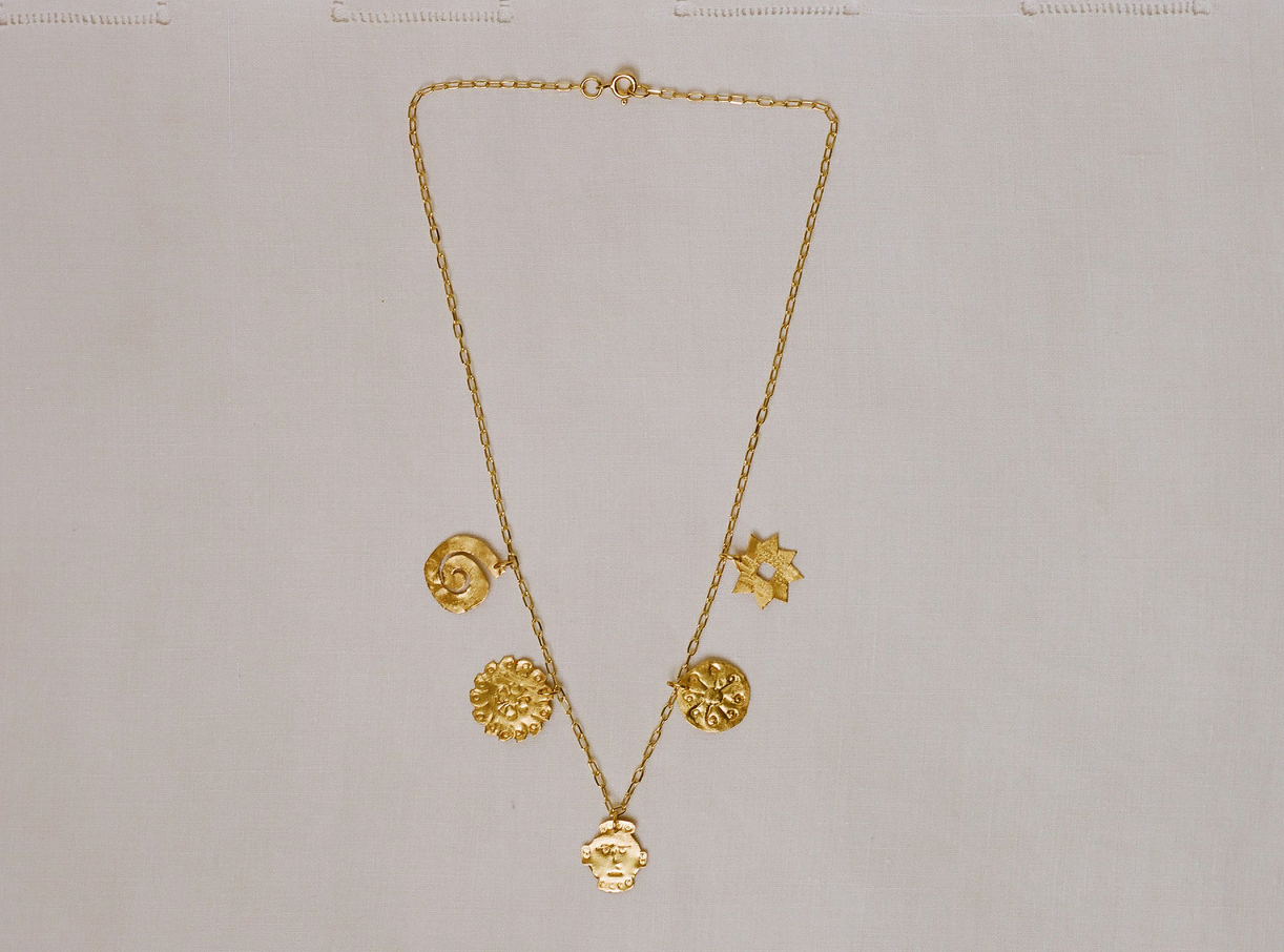 Apres Ski Ra Gold Pendant