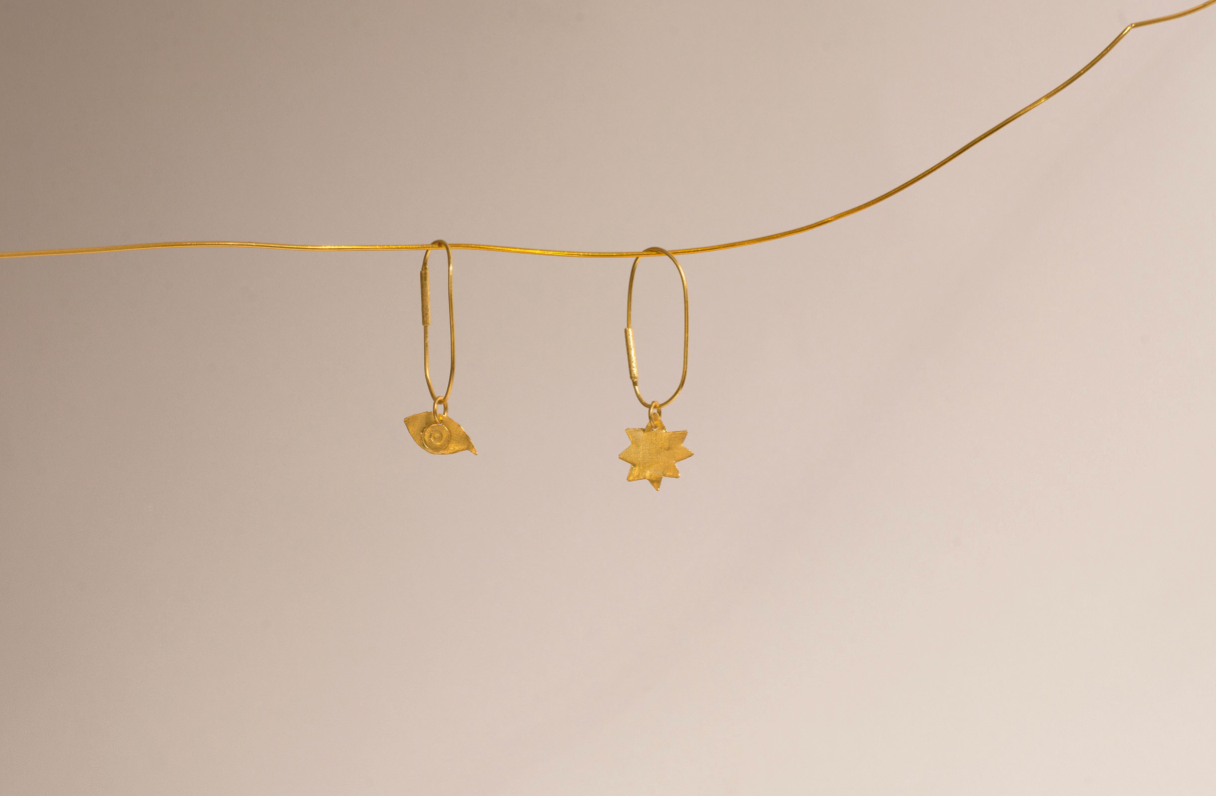 Apres Ski Eclipse Gold Earrings