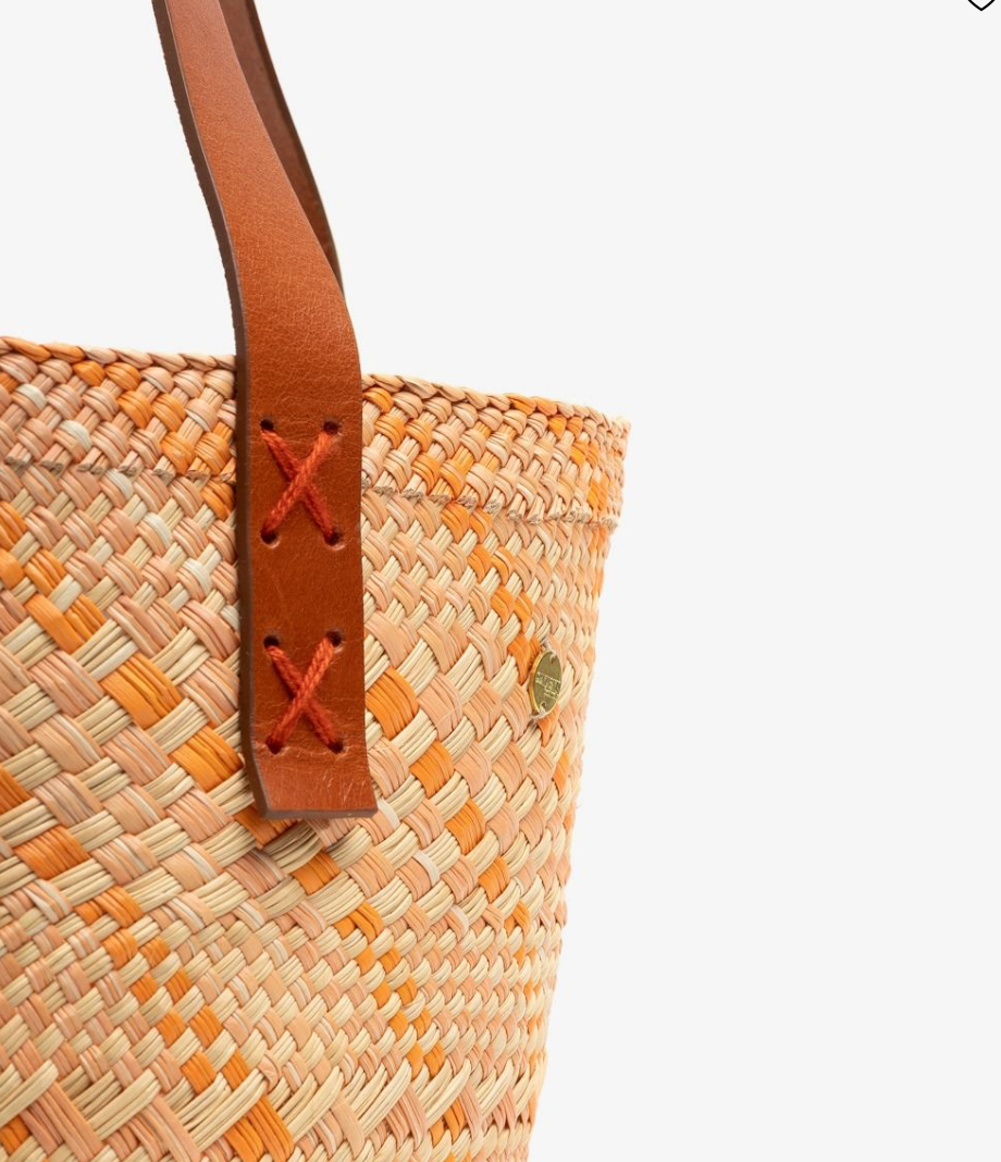 Canasto Basket with Leather Strap