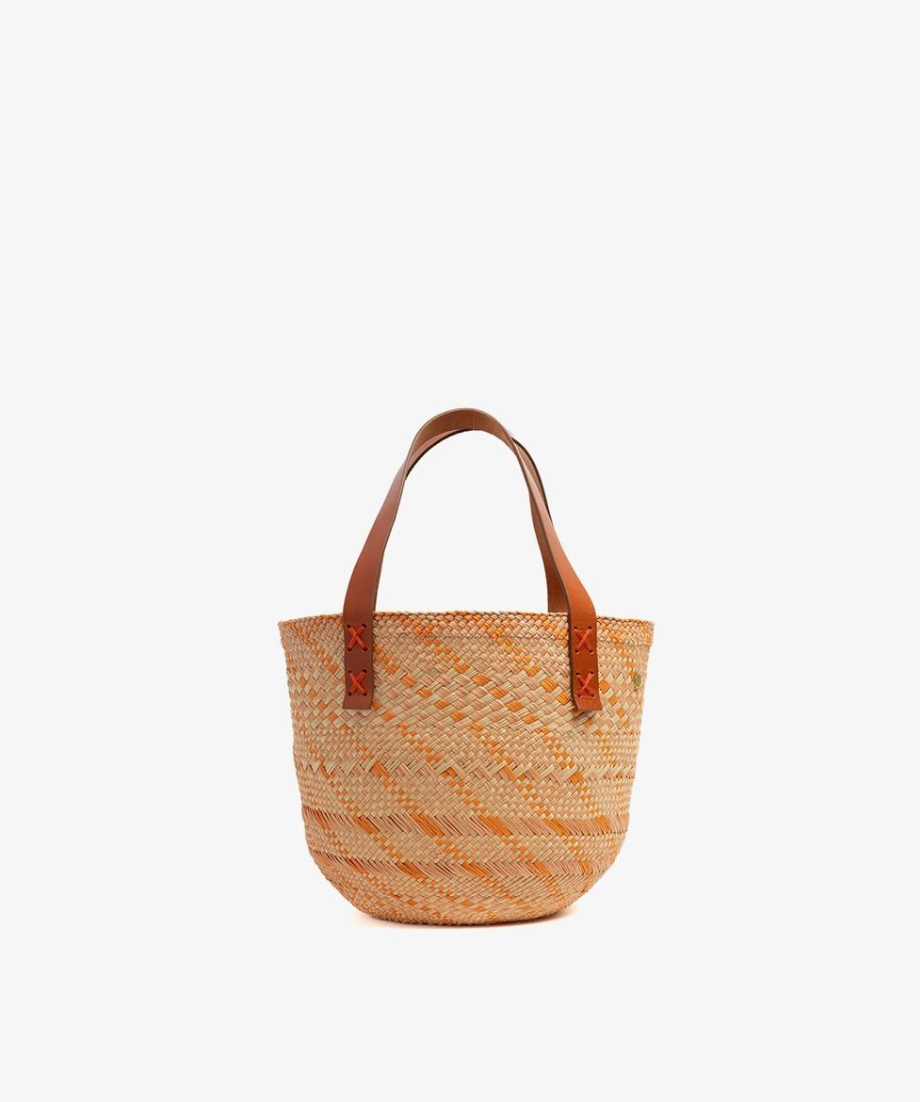 Canasto Basket with Leather Strap