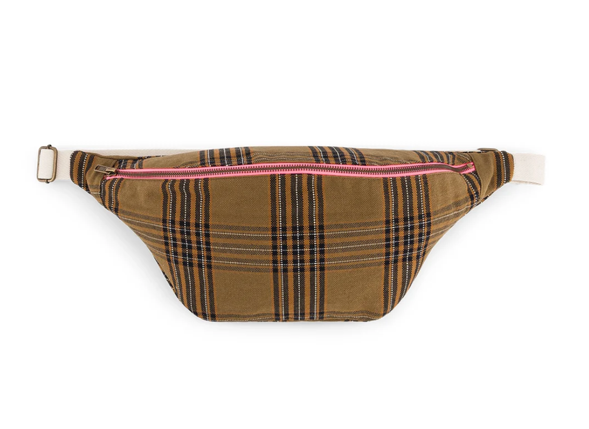 WOMEN BUM BAG TARTAN