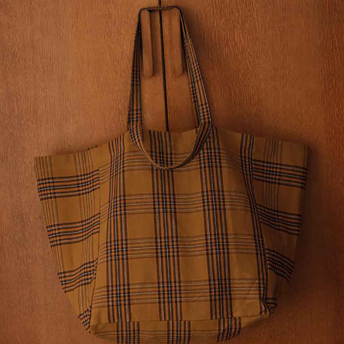 ELISA TOTE BAG TARTAN