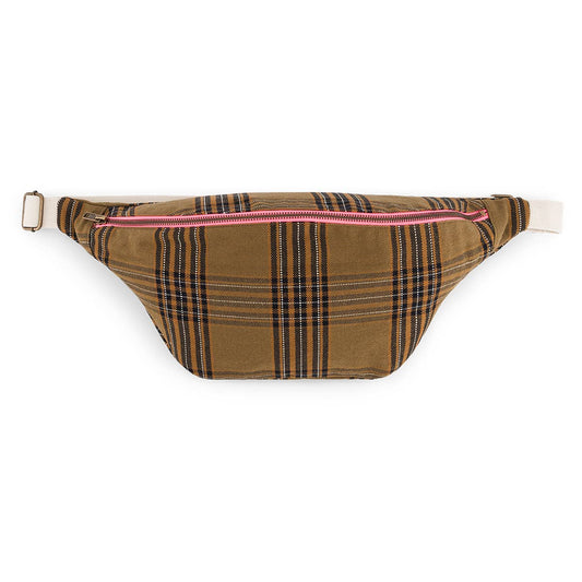 WOMEN BUM BAG TARTAN